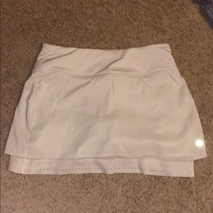 NWOT athleta white tennis skirt